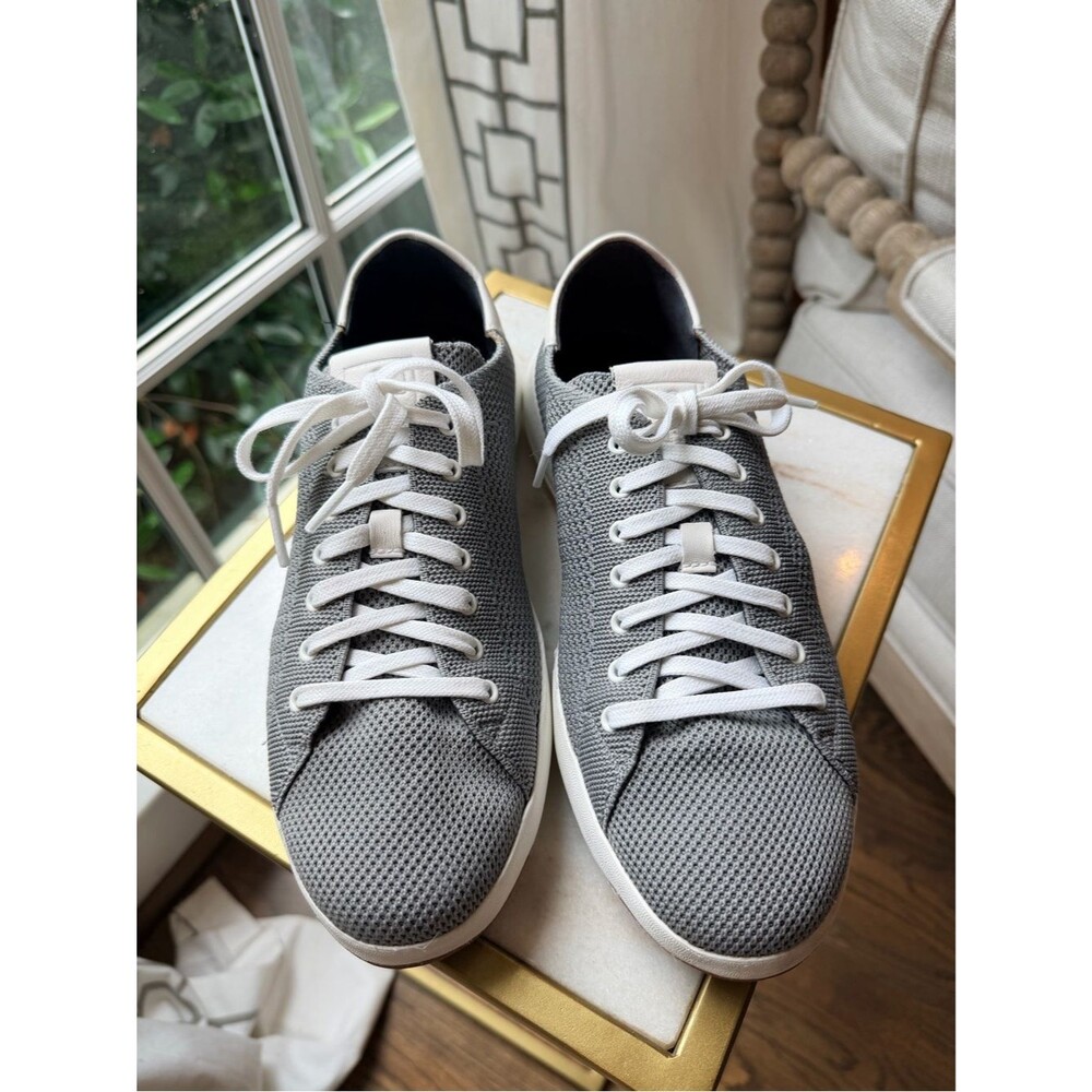 Cole Haan Men's 8M GrandPro Tennis Stitchlite Sneaker Gray Mesh Fabric